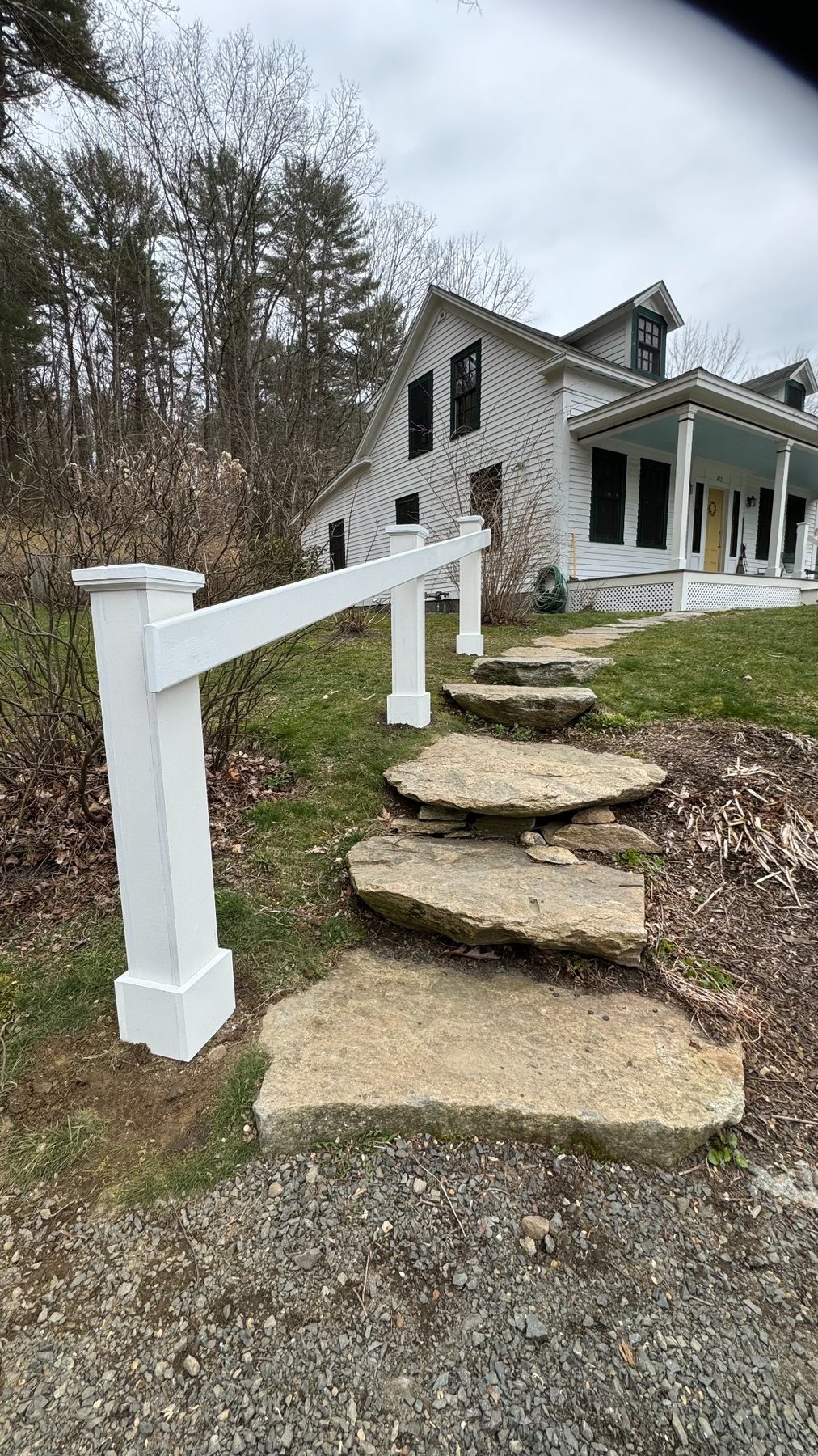 Custom exterior handrail